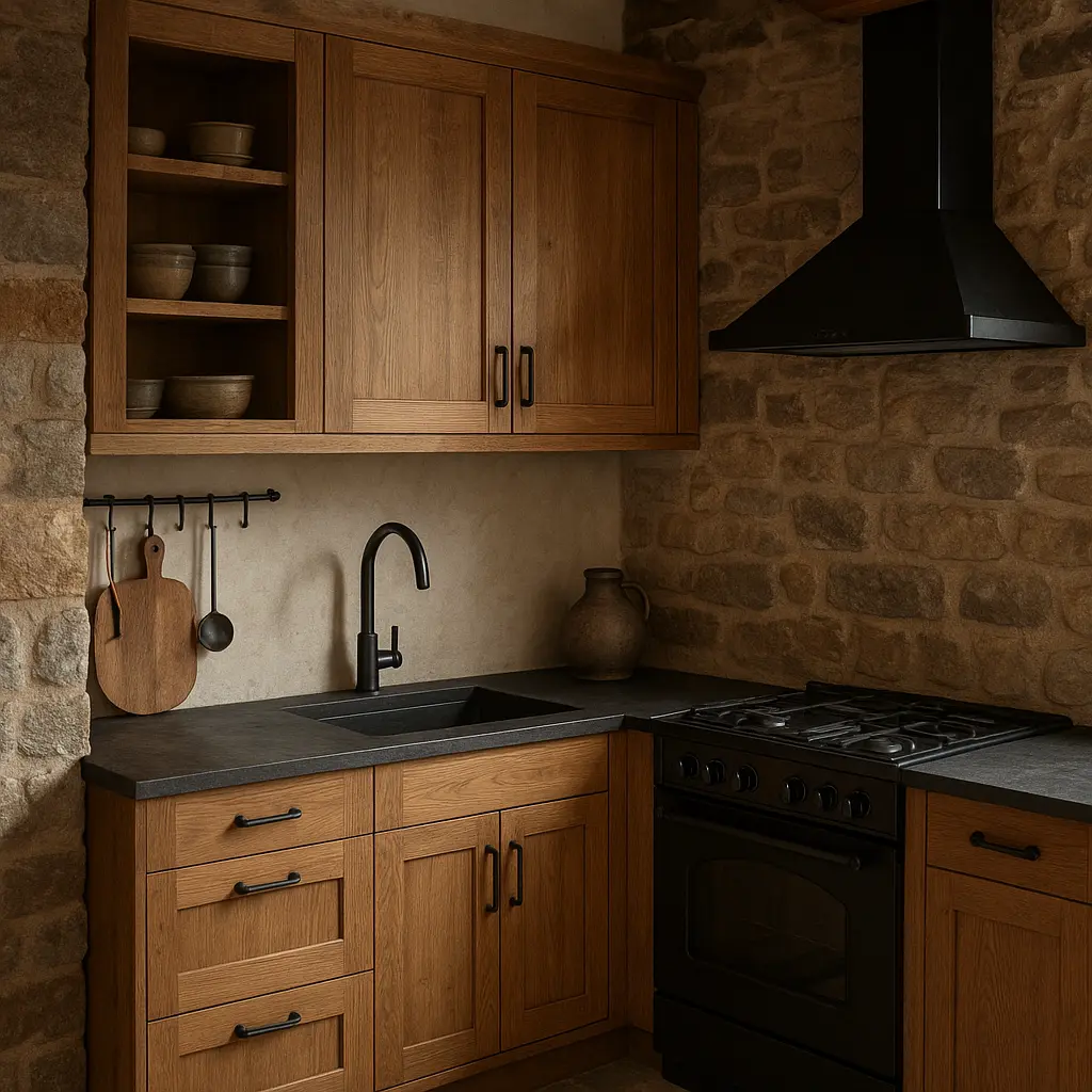 Choix de matériaux pour une cuisine dans une maison ancienne