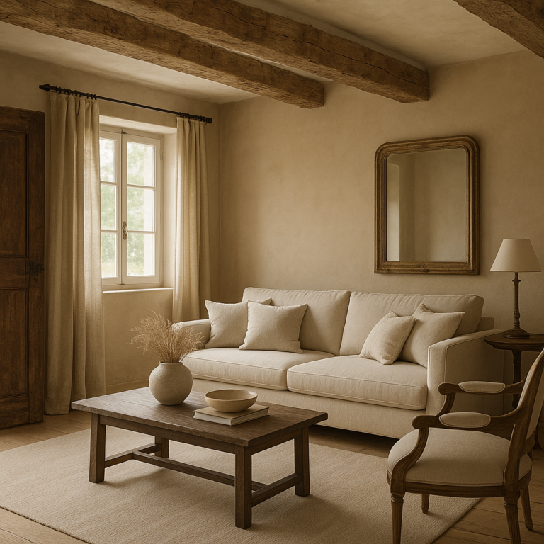 Déco salon rustique chic : les règles à suivre pour éviter le style daté