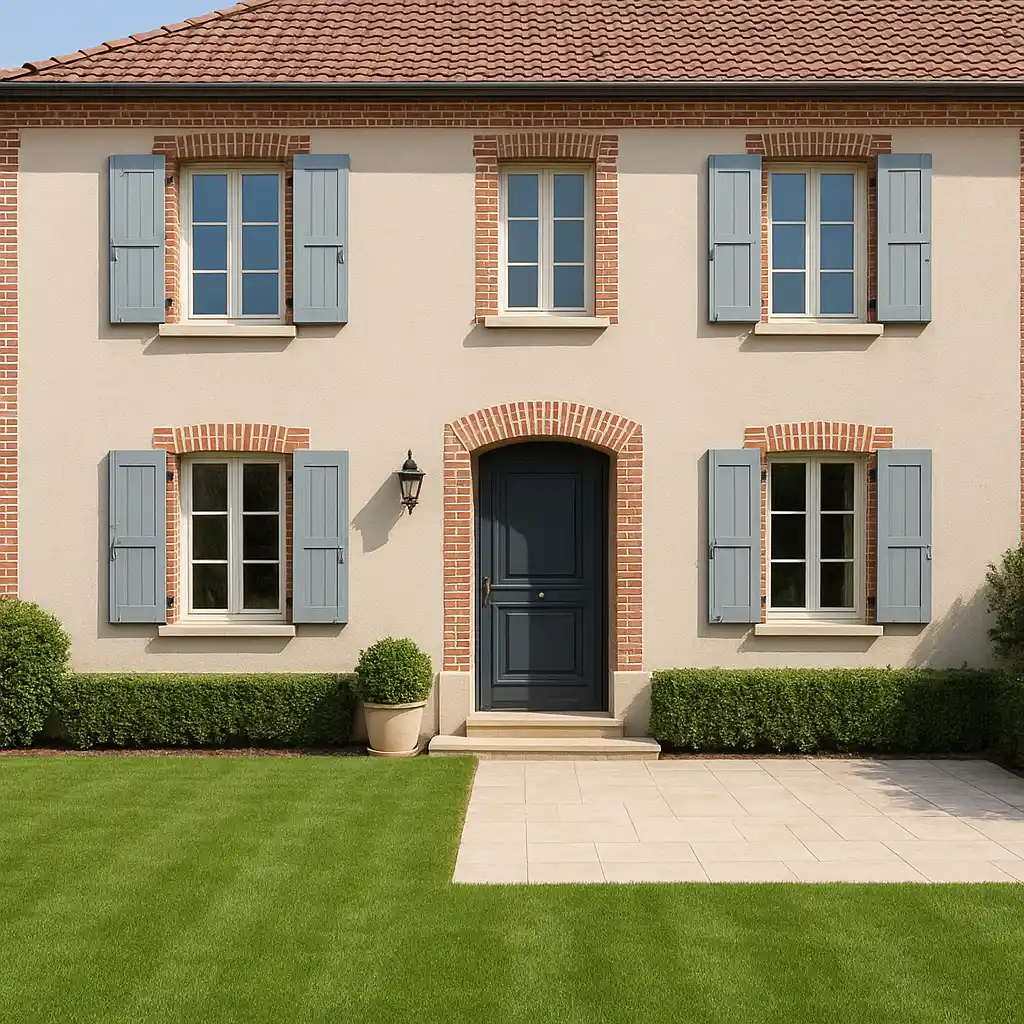 Extérieur de maison valorisé avant vente