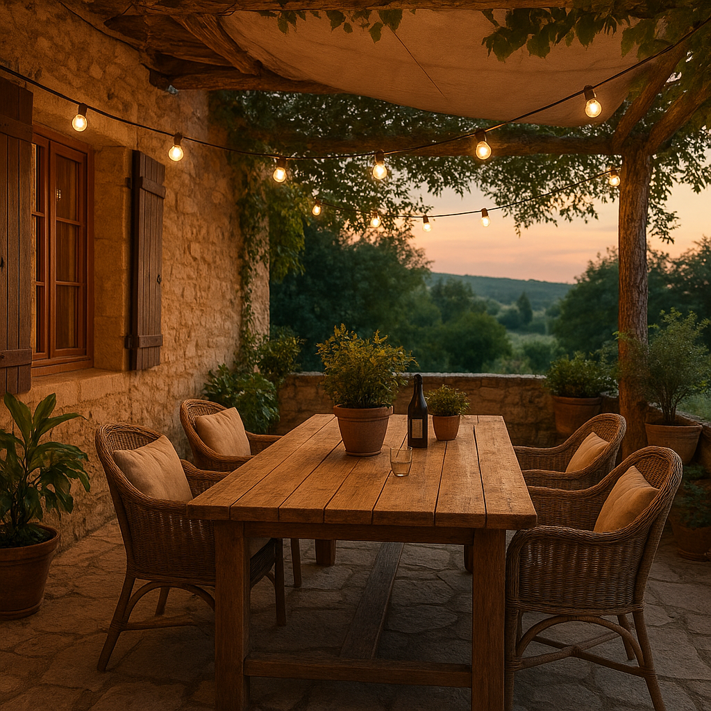 idées terrasse gîte