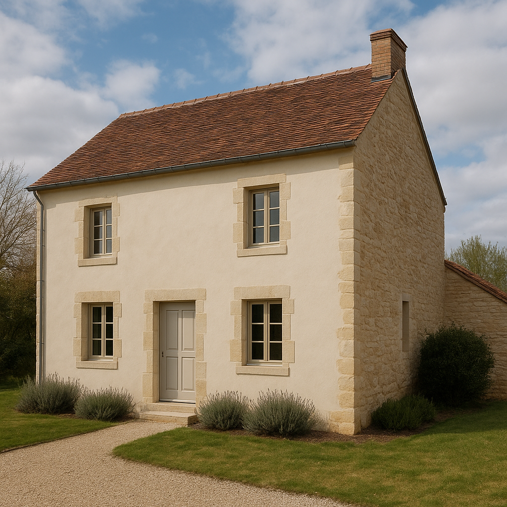 Isolation par l’extérieur d’une maison en pierre avec finition discrète