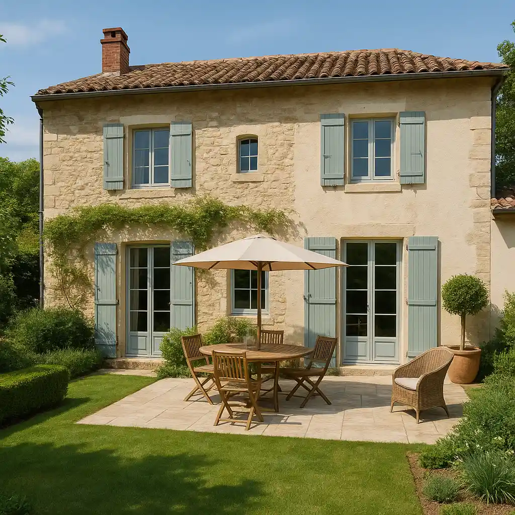 Maison de campagne valorisée par des travaux extérieurs et une meilleure présentation