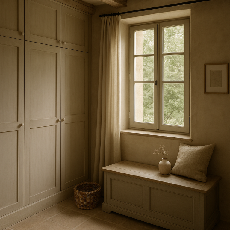 Rangements dans une maison de campagne : solutions pratiques et discrètes