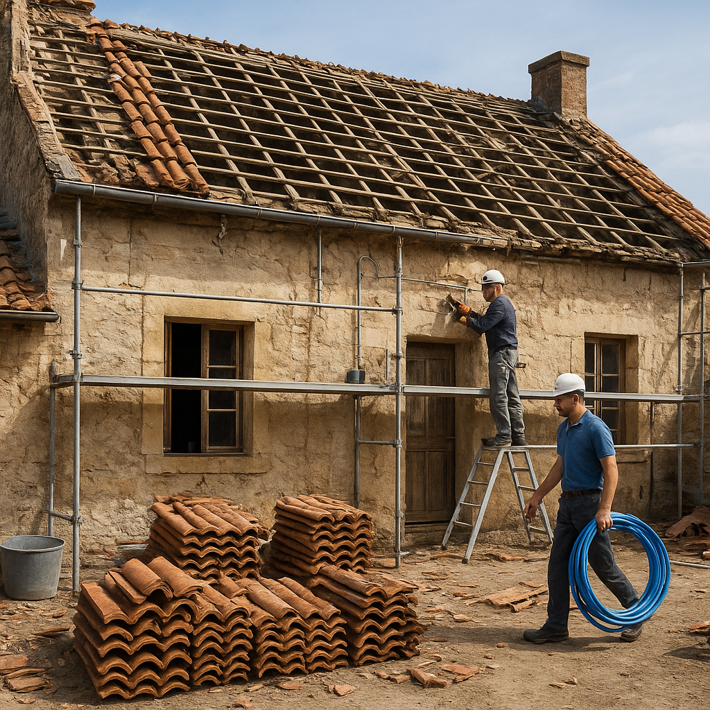 Travaux prioritaires dans une maison ancienne