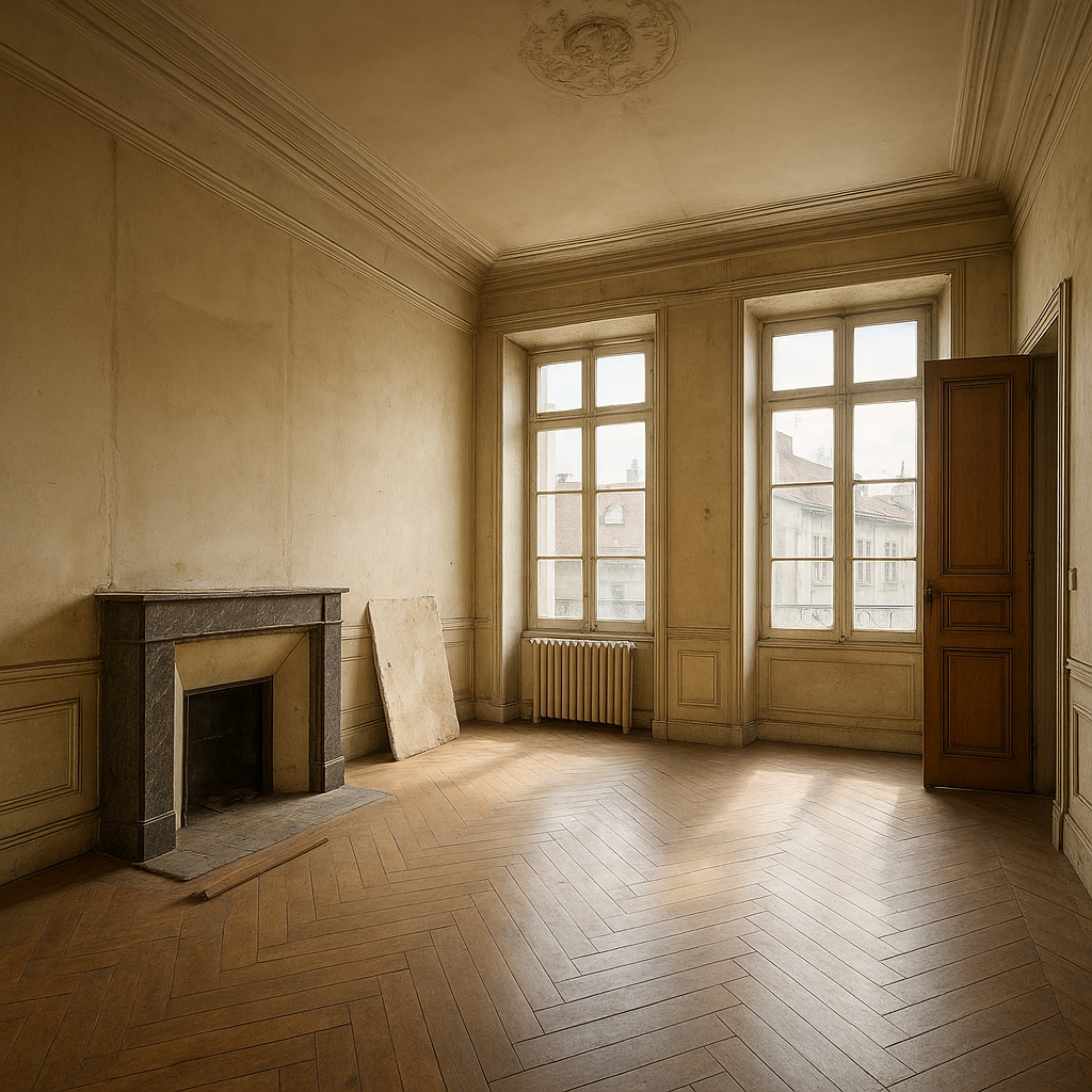 Appartement ancien à Clermont-Ferrand avec potentiel de rénovation
