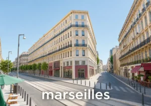 Immobilier en Provence-Côte d’Azur : Marseille, Nice, Toulon, Aix-en-Provence… jusqu’où peuvent aller les prix ? 2 facades pastel le long d'une rue calme typique