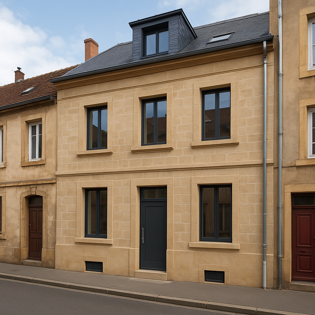 Maison de ville rénovée à Metz
