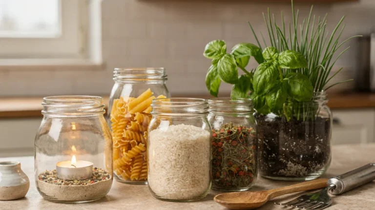 Bocaux en verre : 6 idées créatives pour les réutiliser à la maison