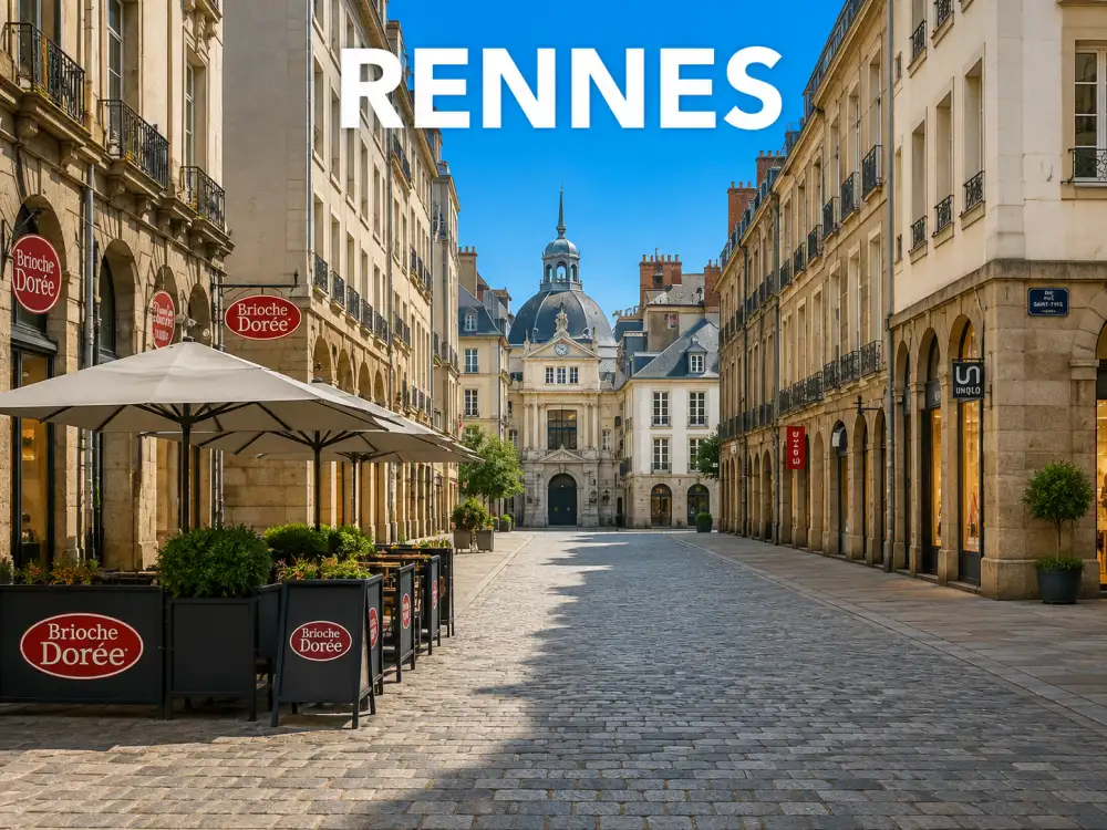Immobilier en Bretagne : Rennes, Brest, Vannes, Lorient… ce que révèlent les notaires sur les prix 2 Photo montrant des rues et des immeubles d'un quartier lorientais