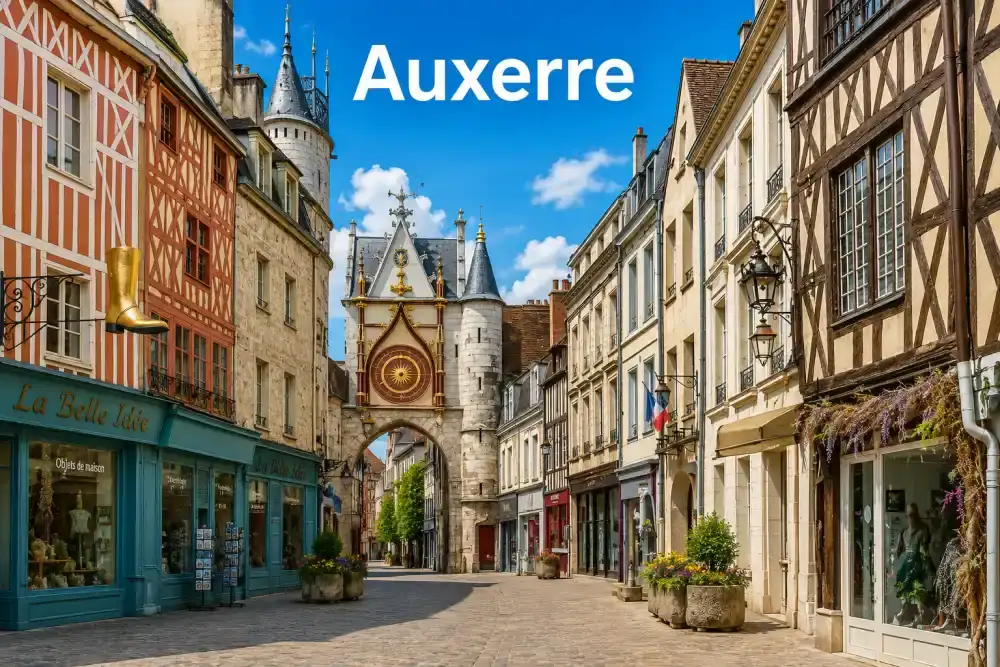 Immobilier en Bourgogne–Franche-Comté : Dijon, Besançon, Auxerre… les prix peuvent-ils repartir ? 4 photo d'une rue urbaine avec immeubles et maisons typiques en bourgogne-franche-comte