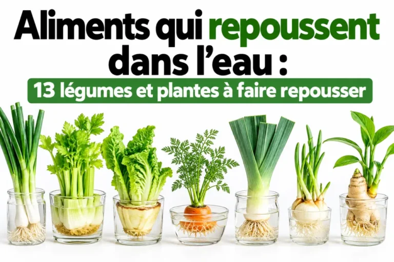 Aliments qui repoussent dans l’eau : 13 légumes et plantes à faire repousser
